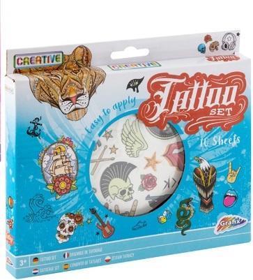Actual product image Grafix Tattoo set blue