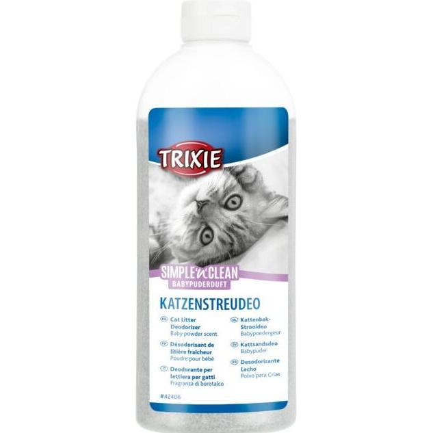 Meilleurs prix pour Désodorisant de litière fraîcheur Simple'n'Clean, poudre de bébé, 750g