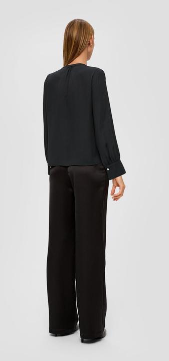 Immagine prodotto s.Oliver Bluse Crêpe-Bluse mit plissierten Volants (34)