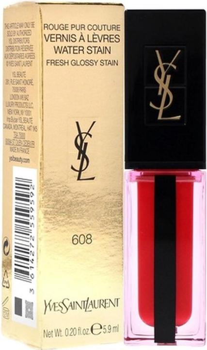 Image du produit Yves Saint Laurent Rouge Pur Couture Vernis Á Lévres (608 Flot De Fuchsia)