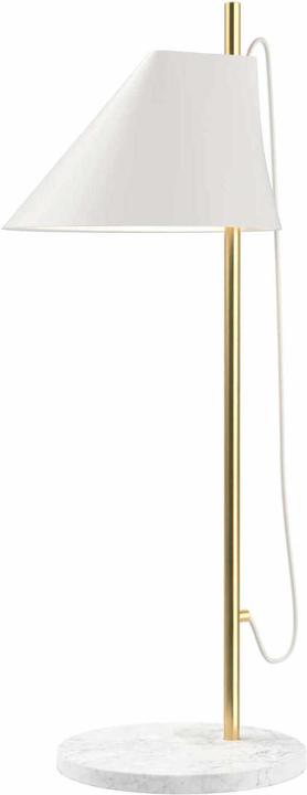 Laiton, Blanc - Pied en marbre