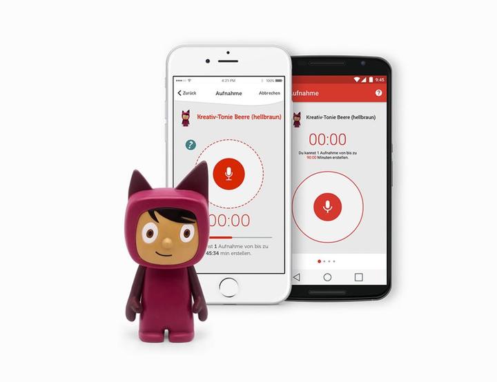 Actual product image Tonies Creative Tonie Berry (light brown)