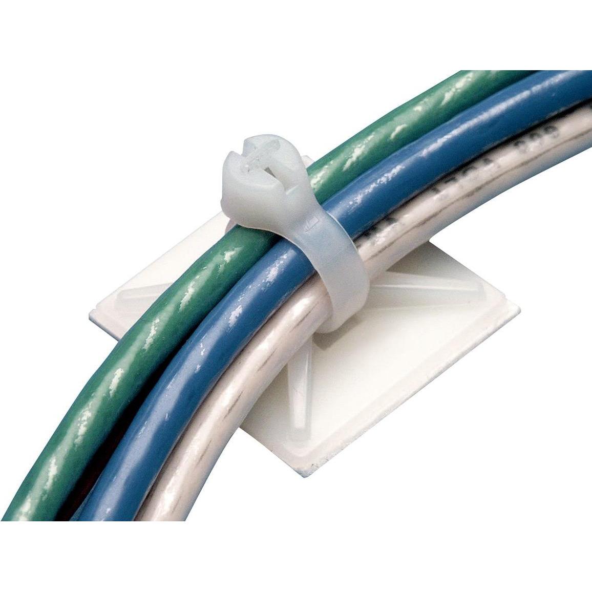Lapp, Kabelbinder, Schraub-/ Klebesockel 27 x (Befestigungsschlaufen, 14 mm, 100 Stk.)