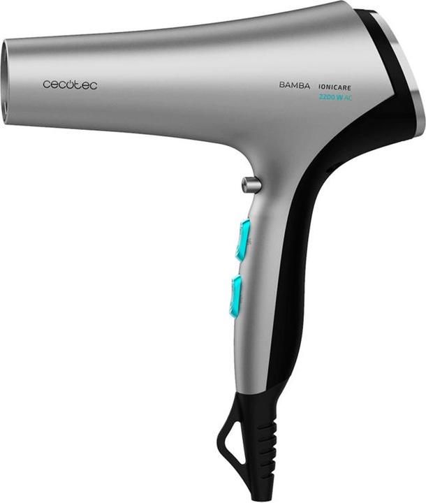 Immagine prodotto Cecotec Bamba IoniCare 5320 Flashlook Nero Asciugacapelli 2200W con due concentratori e un diffusore Ion (2200 W)