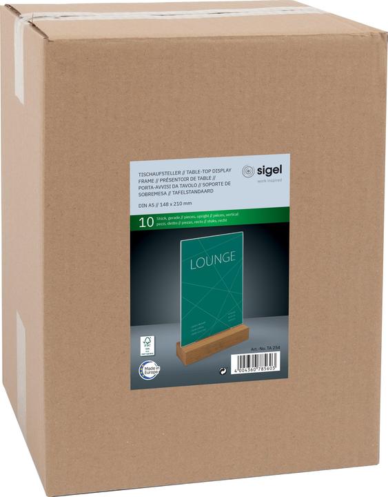 Produktbild Sigel Tischaufsteller (148 x 210 mm)
