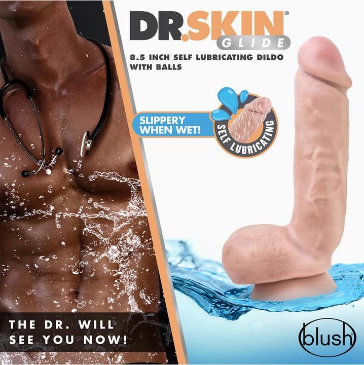 Image du produit Blush Dr. Skin 8.5inch Gode Autolubrifiant