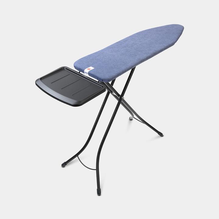 Actual product image Brabantia Ironing board Denim Blue with steam station shelf (124 x 38 cm)