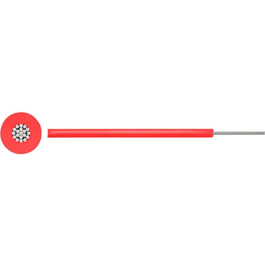 Thumbnail - RND Electronics, Kabelleitung, Litze, SIAF, flexibel Silikon 2.5mm² Verzinntes Kupfer Rot H05S-K 100m (100 m)