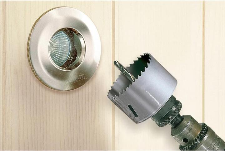 Actual product image wolfcraft 1Hole saw set BiM ø35,40,51,65,68mm (35 mm, 40 mm, 51 mm, 65 mm, 68 mm)