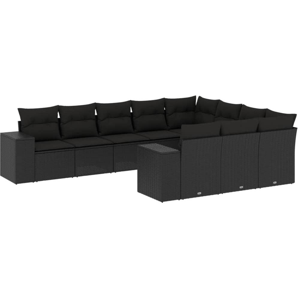 VidaXL, Gartenlounge, 10-tlg. Garten-Lounge-Set mit Kissen