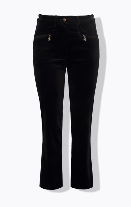 Produktbild Ulla Popken Samthose Mony, konisches Bein, Komfortbund, Stretch (42)