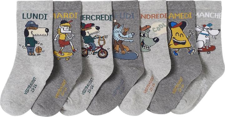 Produktbild Vertbaudet 7er-Pack Jungen Socken Oeko-Tex (7er Pack, 19 - 22)