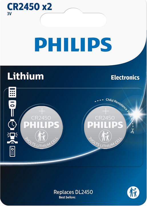Immagine prodotto Philips Litio (2 pz., CR2450)