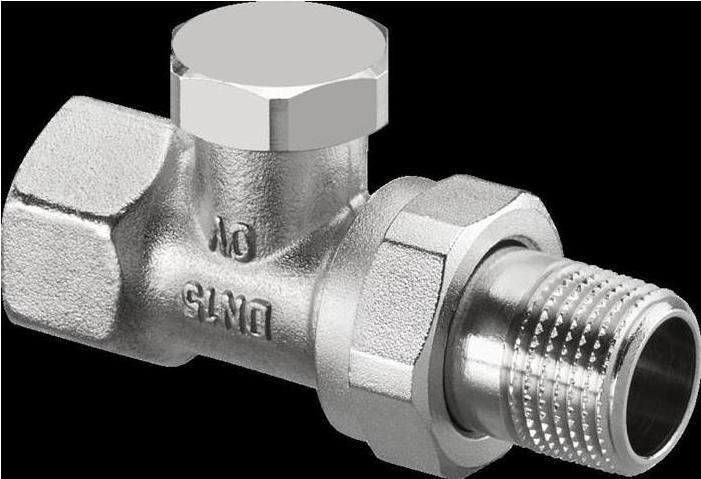 Produktbild Oventrop OV HK-Verschraubung Combi 2 PN 10 MS vernickelt Durchgang DN 10 3/8Z