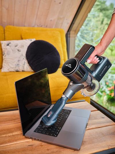 Produktbild ETA ETA423890000 Lunar Stick vacuum cleaner, Cordless, Operating time 50 min, Blue/Green