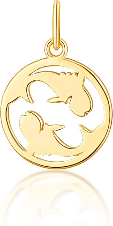 Image du produit JVD Pisces sign pendentif plaqué or SVLP1080X61GORY