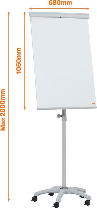 Produktbild Nobo Flipchart Mobil Essence Stahl (68 x 60 cm)