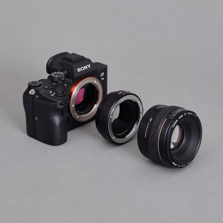 Productafbeelding Urth Adapter voor lensvatting: Compatibel met Canon (EF / EF S) objectieven voor Sony E-camera body