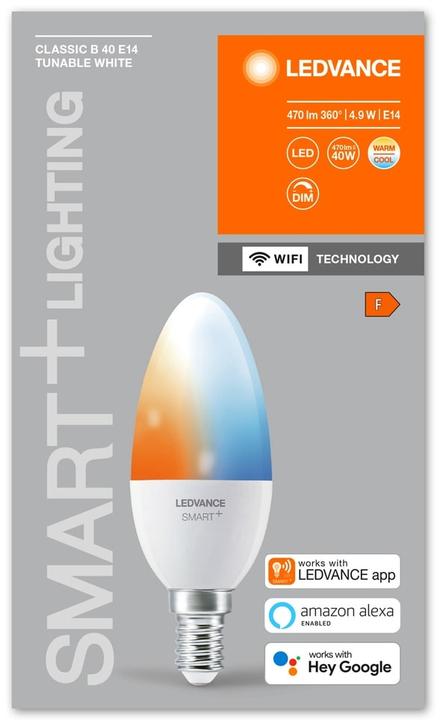 Produktbild Ledvance Smart+ Wifi Candle (E14, 470 lm, 1 x)