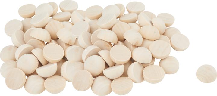 Produktbild VBS XXL Holz-Halbkugel, Ø 20 mm, 100 Stück
