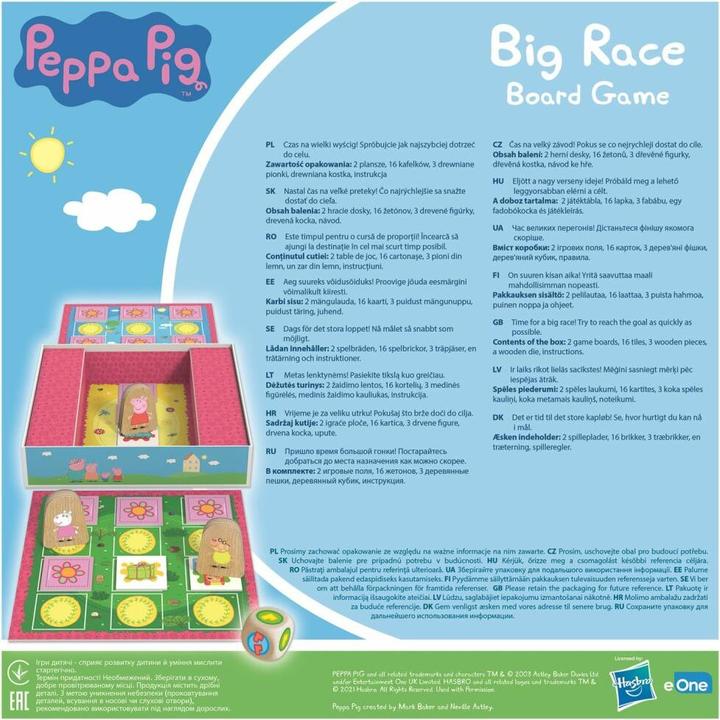 Produktbild Trefl PEPPA PIG Game "Piggy Pepa: The Great Race" (Multilingual, 2 - 3 Spieler)