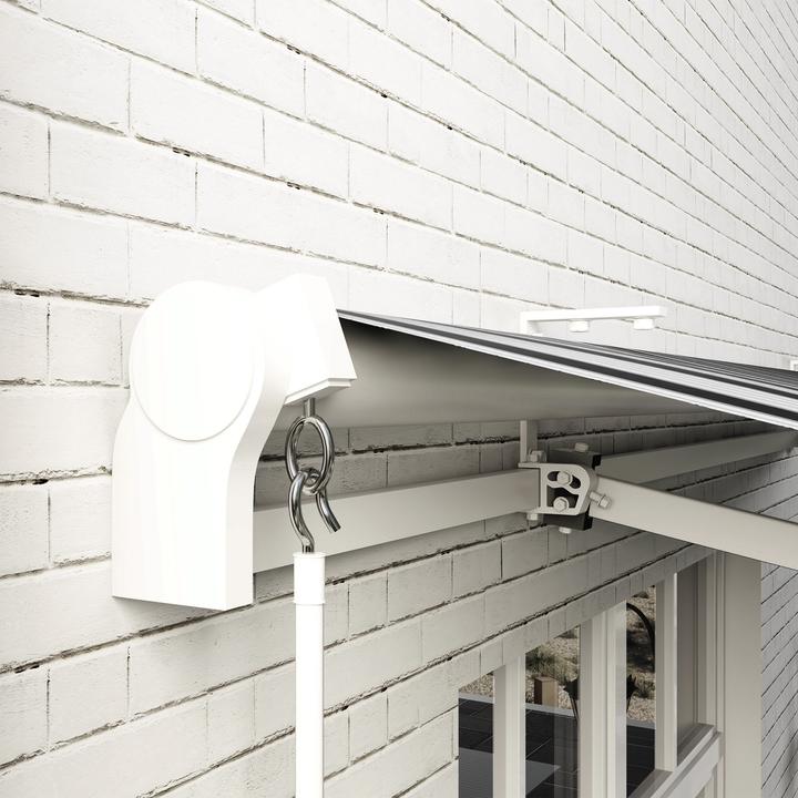 Actual product image Outsunny Hinged awning with hand crank (2.45 m)