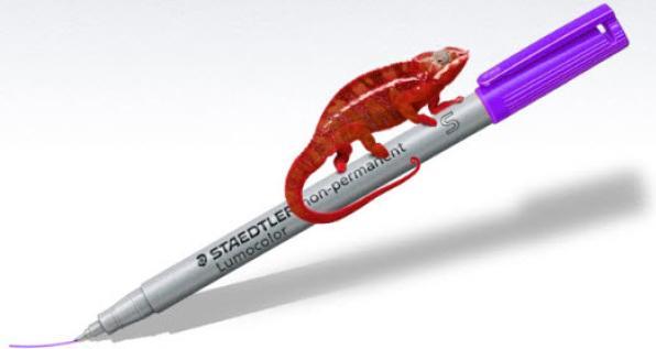 Actual product image Staedtler Lumocolor non-permanent (Violet, 1x)