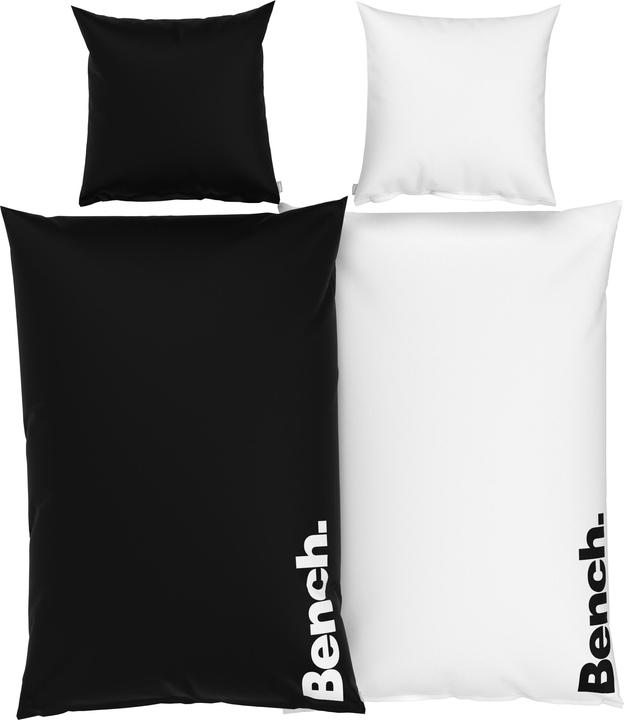 Actual product image Bench Bed linen "black & white" "Made in Green" (70/90+140/200 cm) (Duvet cover, 70, 200 cm)