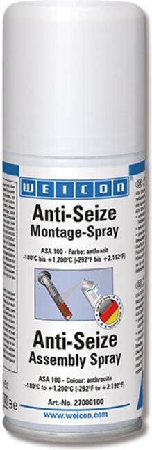 Actual product image Weicon Mounting paste anti-seize 400 ml anthracite spray can (400 ml)
