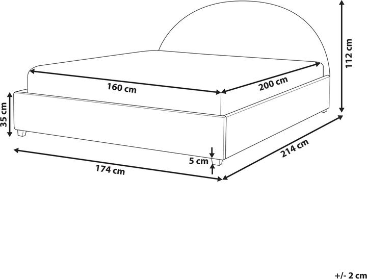 Image du produit Beliani Vaucluse (160 x 200 cm)