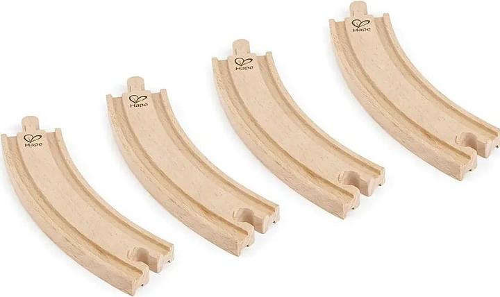 Actual product image Hape Long curve rails (4 pcs.)