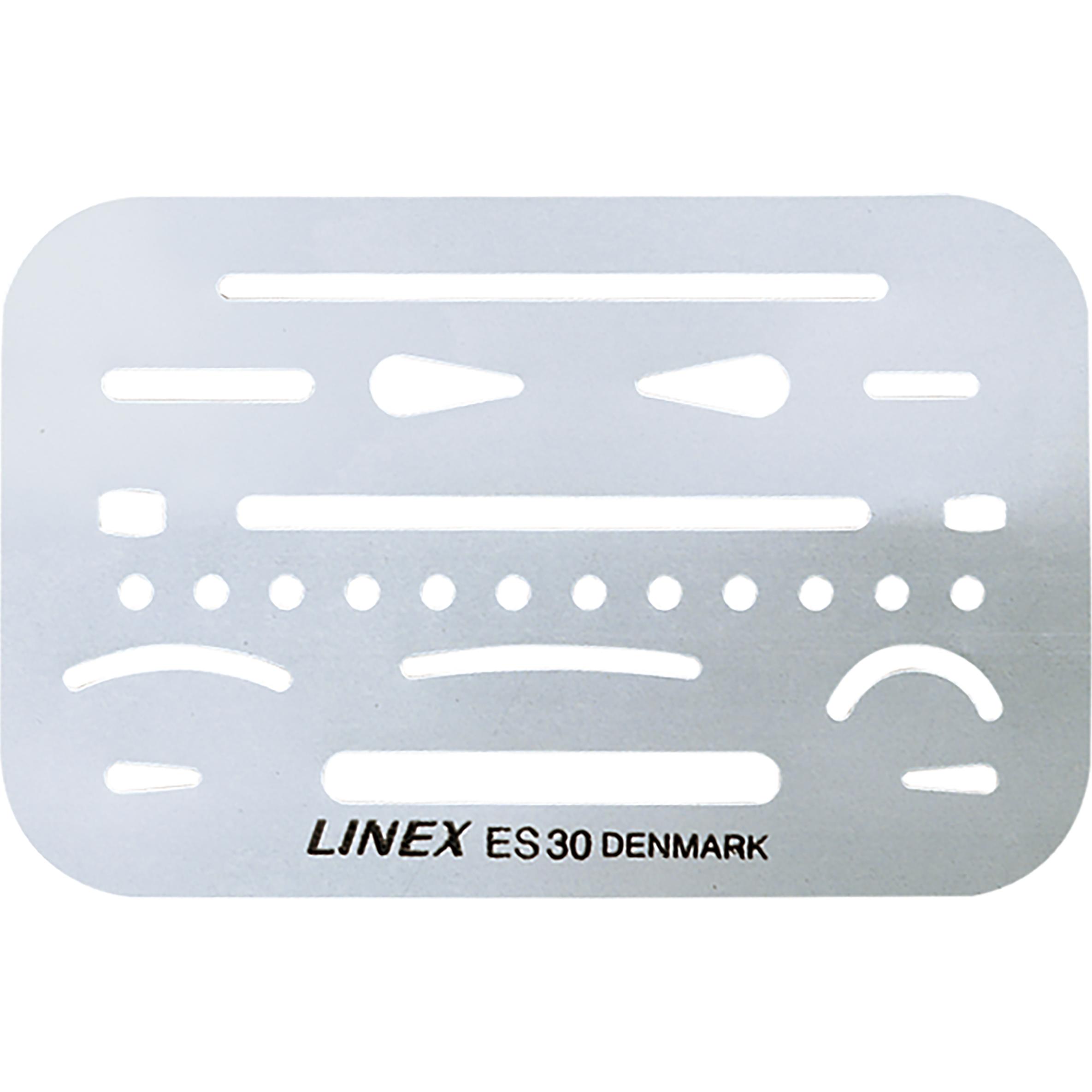 Linex, Korrekturmittel, Radierschablone