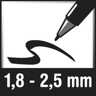 Produktbild Posca Medium Marker PC-5M (Weiss, 2.50 mm, 1 x)