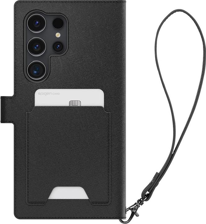 Produktbild Spigen Wallet "S" S928 czarny/black ACS07308 (Samsung Galaxy S24 Ultra)