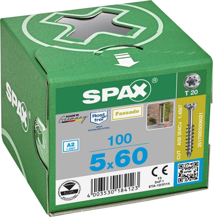 Image du produit Spax Vis auto-perçantes A2 (100 Vis par pièce)