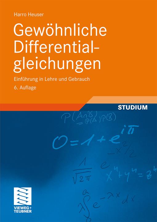 Produktbild Gewöhnliche Differentialgleichungen (Deutsch, Harro Heuser, 2009)