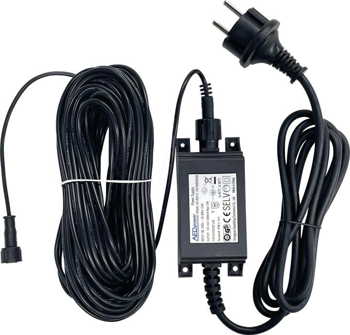 Shelly DC 12V/1A Power adaptor - 20m (WS90)
