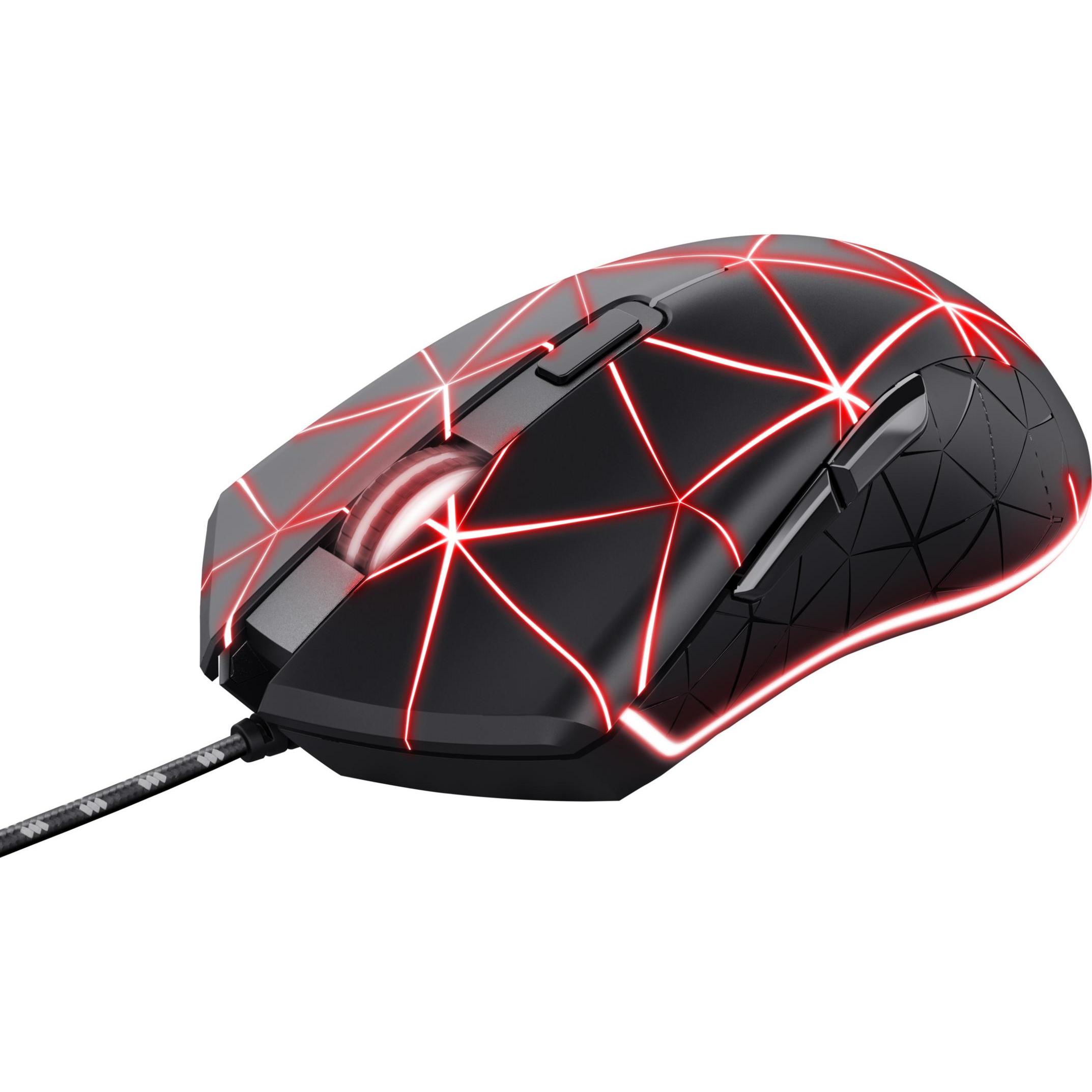 Trust GXT 133 Locx (Kabelgebunden), Maus, Schwarz