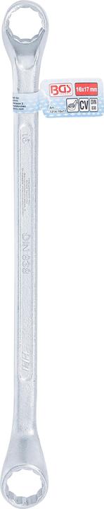 Actual product image BGS Double Ring Spanner, offset 16 x 17 mm (16 mm, 17 mm)