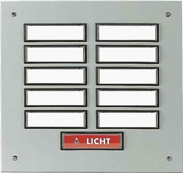 Actual product image Urmet GRO ETA844EV1 Aluminium shelf plate si anodised 24V (1.5A)