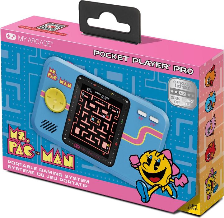 Produktbild MyArcade My Arcade DGUNL-7010 MS. PAC-MAN Pocket Player Pro Handheld Portable Gaming System