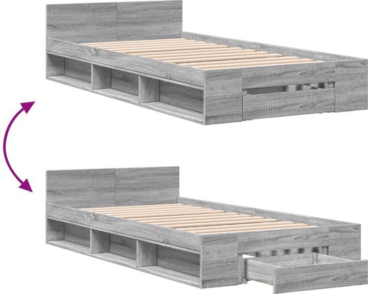 Image du produit vidaXL Bettgestell (75 x 190 cm)