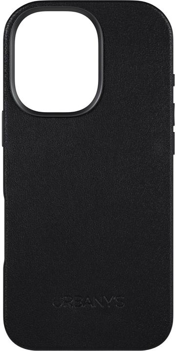 Produktbild Urbany's MagSafe Backcover aus veganem Leder Schwarz (Apple iPhone 17)