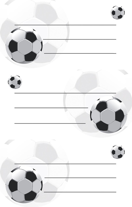 Actual product image Z-Design Football stickers
