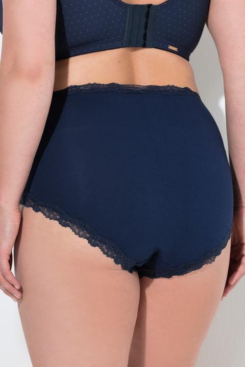 Immagine prodotto Ulla Popken Maxi slip in confezione da tre con orli con pizzo (58)