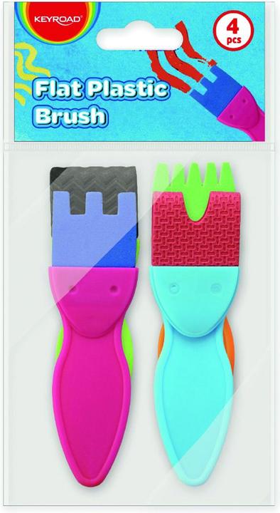 Actual product image Keyroad Painting brushes, 4 pcs, pendant