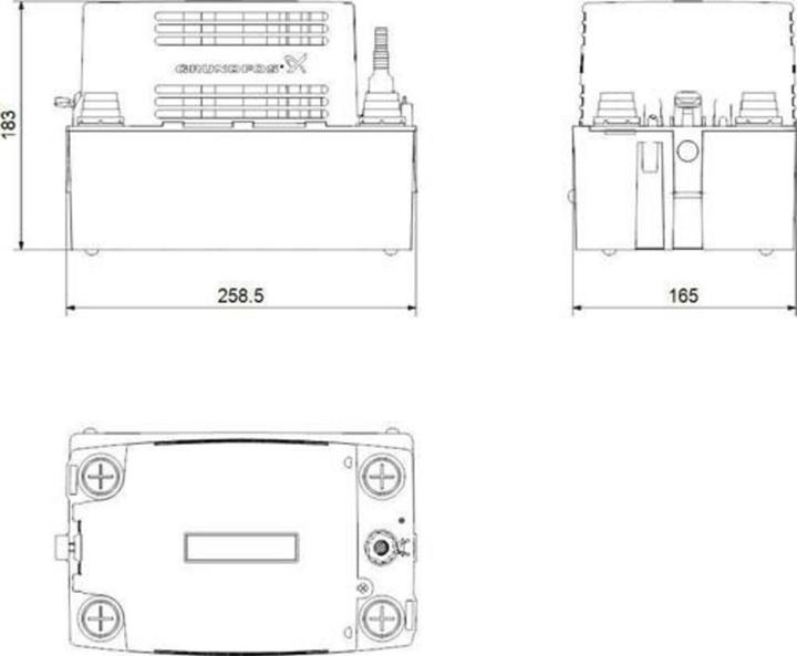 Produktbild Grundfos Conlift 1 (Hauswasserpumpe)