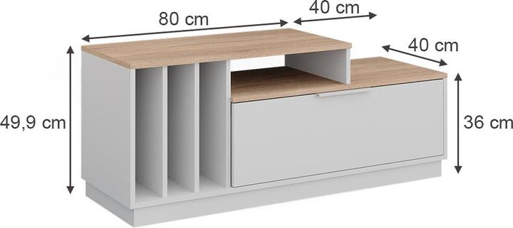 Produktbild Vicco Betti (120 x 40 x 49.90 cm)
