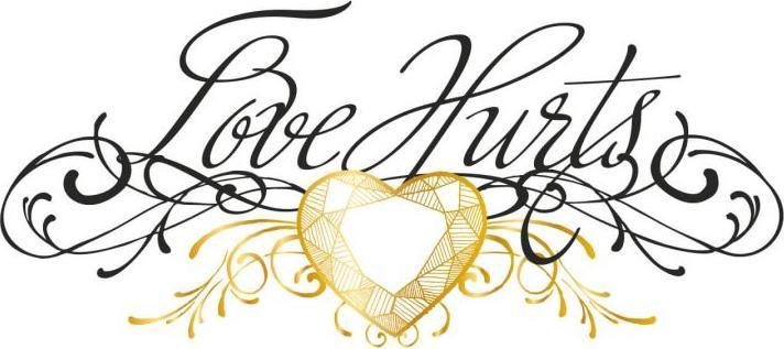 Actual product image LA Ink Love Hurts (80 x 38 cm)