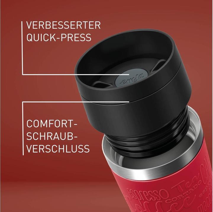 Image du produit Emsa Travel Mug Classic 0,36 L rouge foncé (0.36 l)